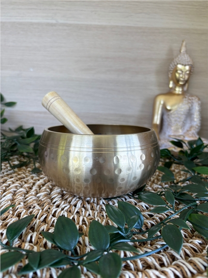 [3660341766972] Bol Chantant Tibétain Martelé env 11 cm
