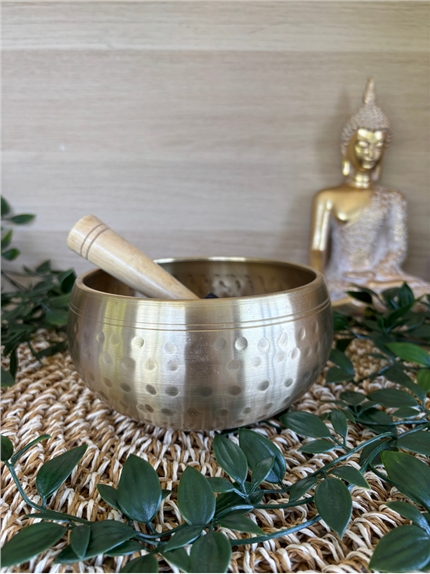 Bol Chantant Tibétain Martelé env 14 cm