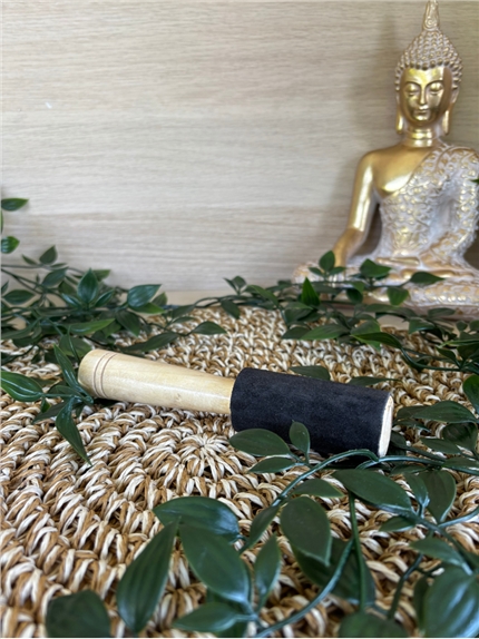 Maillet Bol chantant Bois et Cuir 15 cm