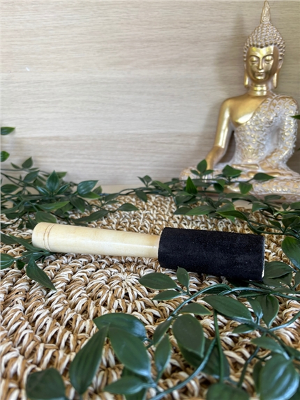 Maillet Bol chantant Bois et Cuir 17 cm