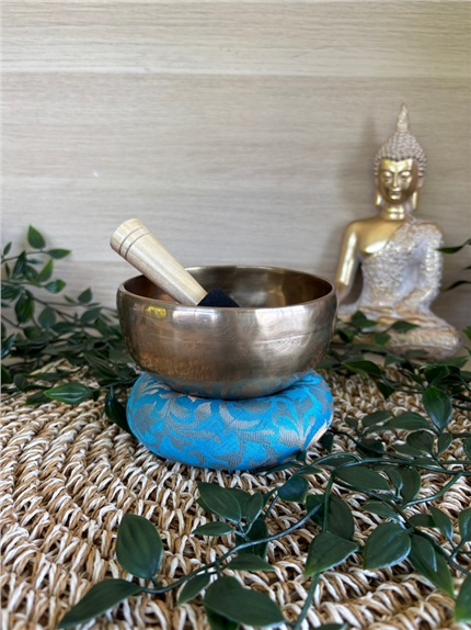 Coussin Bol Chantant Bleu clair 12 cm