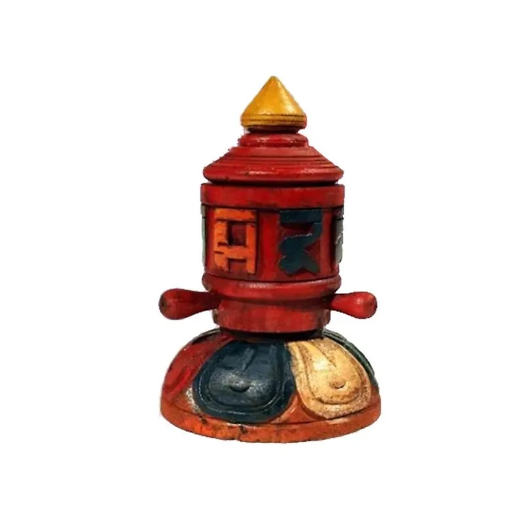 Moulin à prière tibétain pour table | 11.5x7.5 cm
