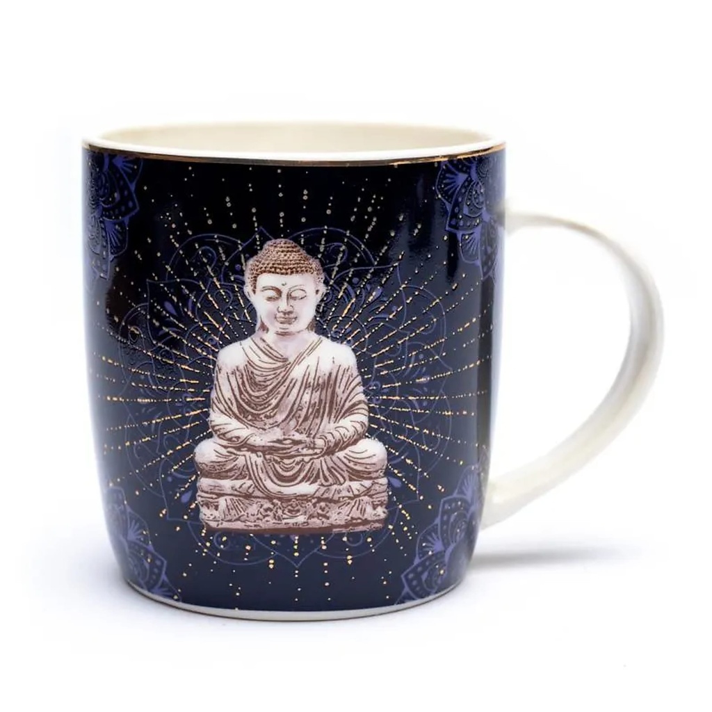 Tasse Infuseur à Thé Bouddha bleu --  ±400 ml