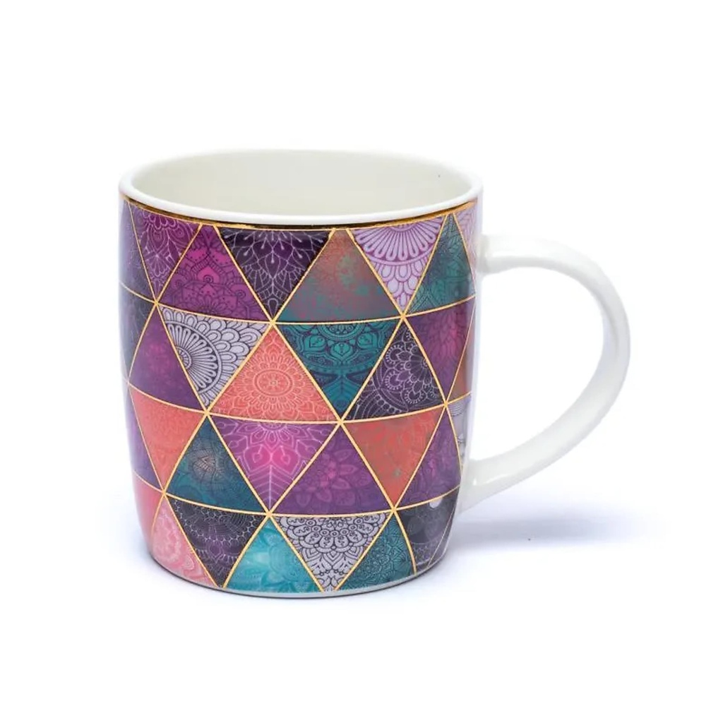 Tasse à thé infuseur Patchwork --  ±400 ml