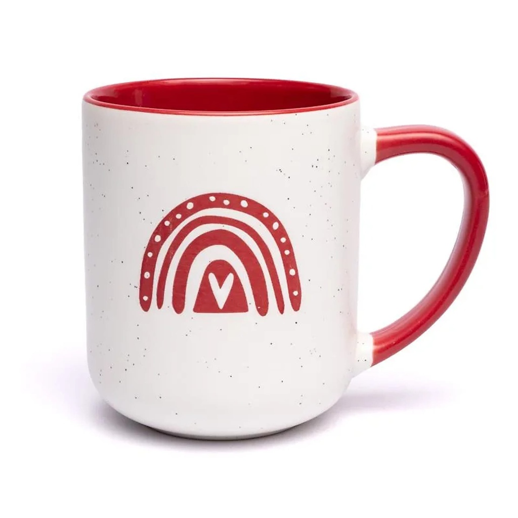Tasse Arc-en-ciel rouge -- ±400 ml	