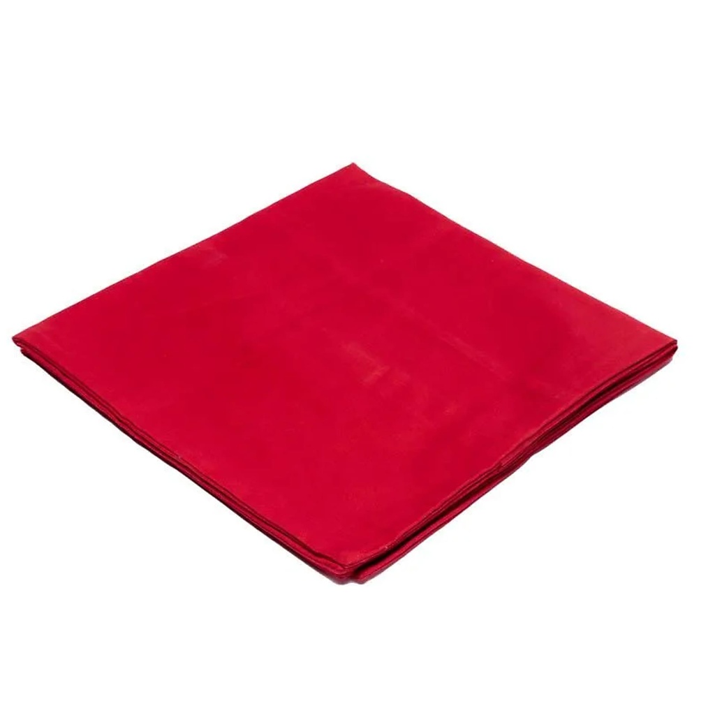 Housse de tapis de méditation 1er Chakra en coton bio (GOTS) rouge | 65x65x5cm; 239g