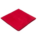 Housse de tapis de méditation 1er Chakra en coton bio (GOTS) rouge | 65x65x5cm; 239g