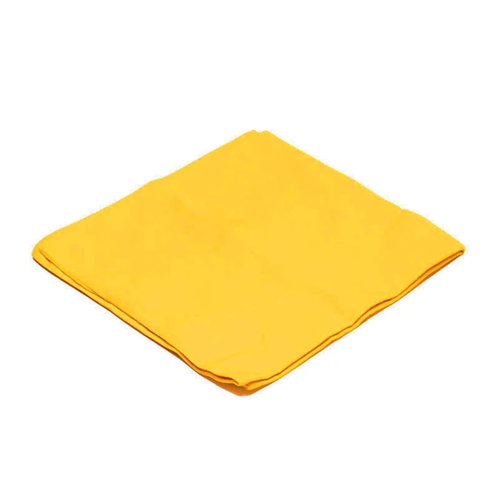 Housse de tapis de méditation 3ème Chakra en coton bio (GOTS) jaune | 65x65x5cm; 239g