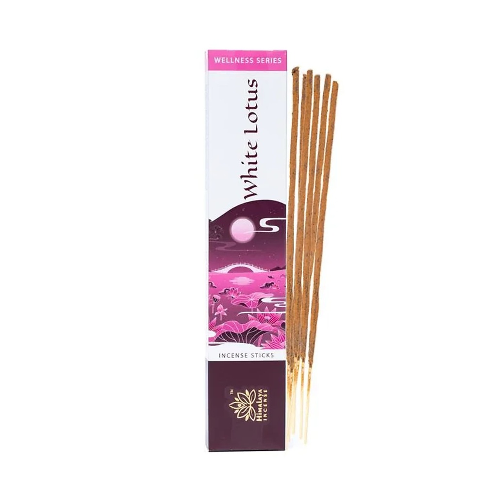 Encens de l'Himalaya Lotus blanc -- 12x15g