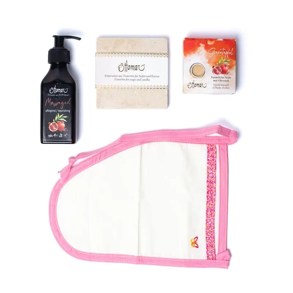 Ottoman massage Grenade Coffret cadeau  -- 16x18x5,5cm; 715g