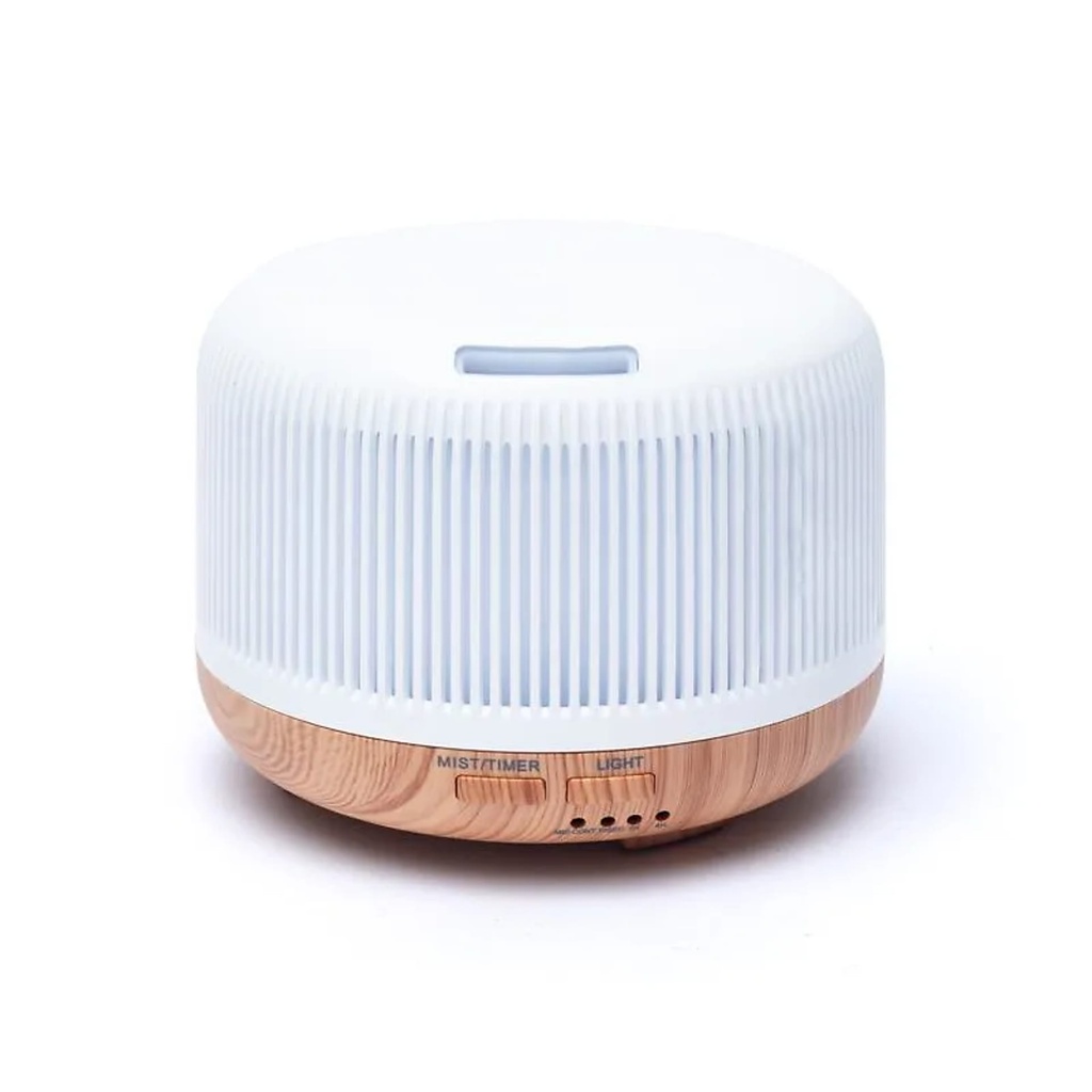 Diffuseur d'arômes rond blanc naturel -- 300 ml