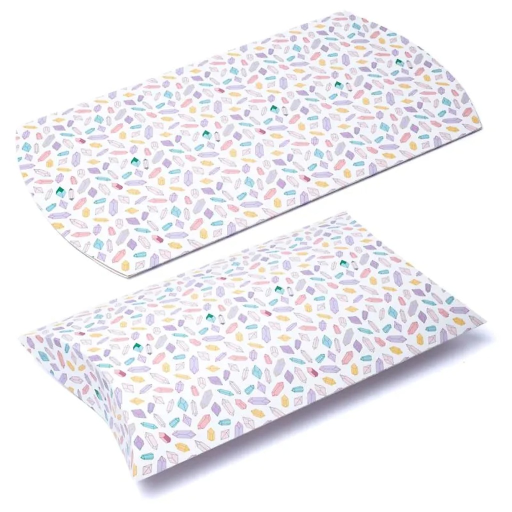 Les boîtes à oreillers XL Diamants multicolores -- 35,5x25,4cm