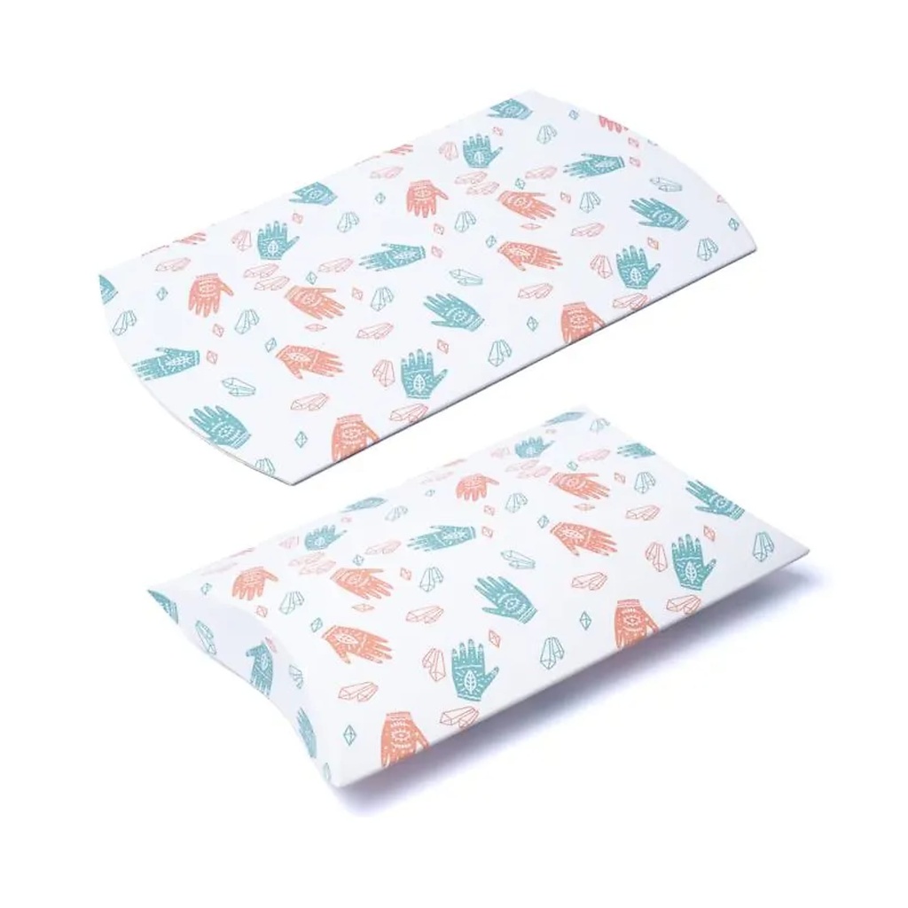 Boîte à oreillers M main divine & gemmes -- 20x16.5cm