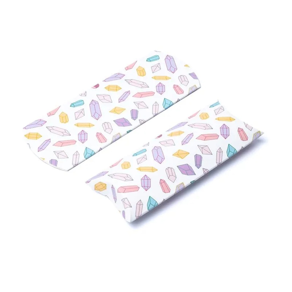 Boîtes à oreillers S Diamants multicolores -- 12x6cm