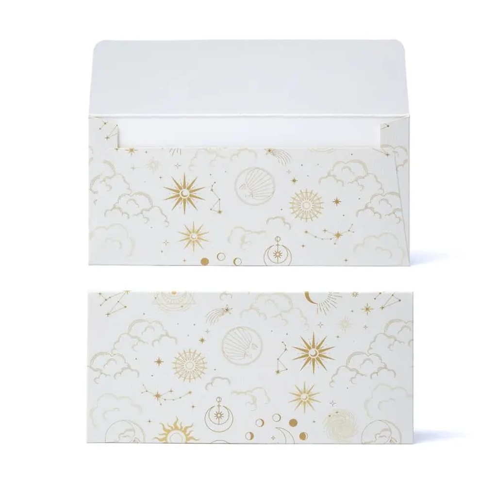 Enveloppe carte cadeau astrologie --19x9cm