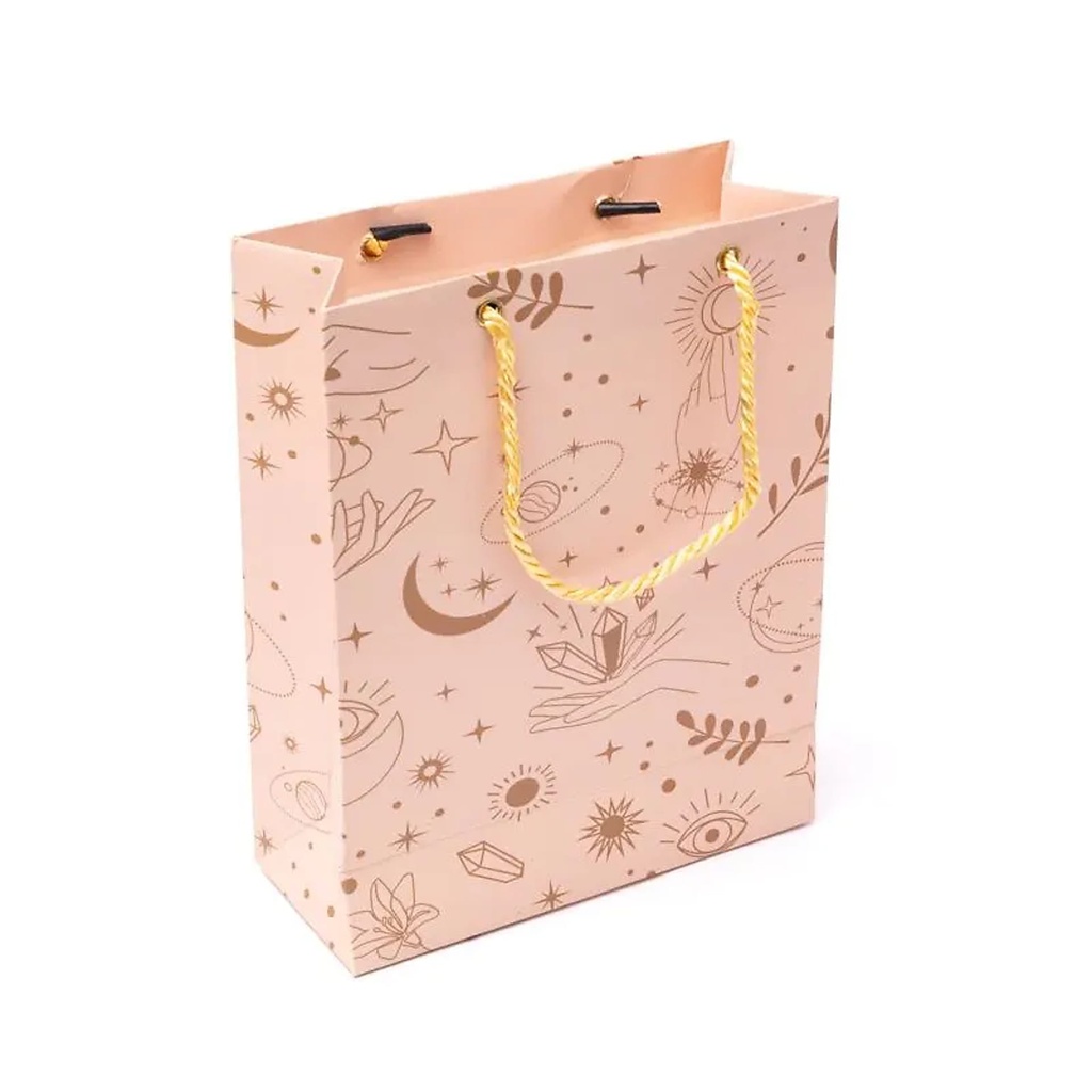 Pochette cadeau symboles mystiques -- 20x25,5x8,5cm	