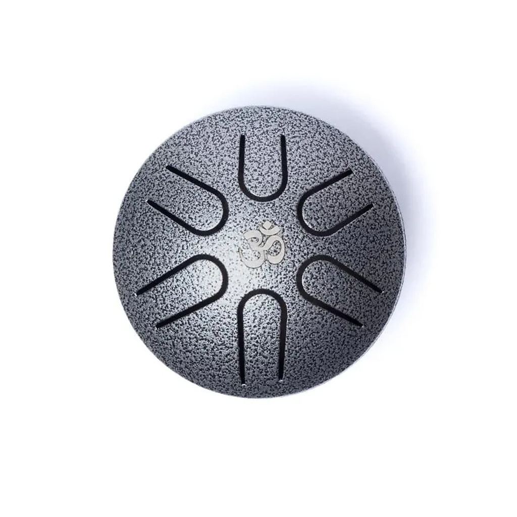 Hluru Mini Tambour à languette gris acier 6 notes La mineur -- ±7,5cm