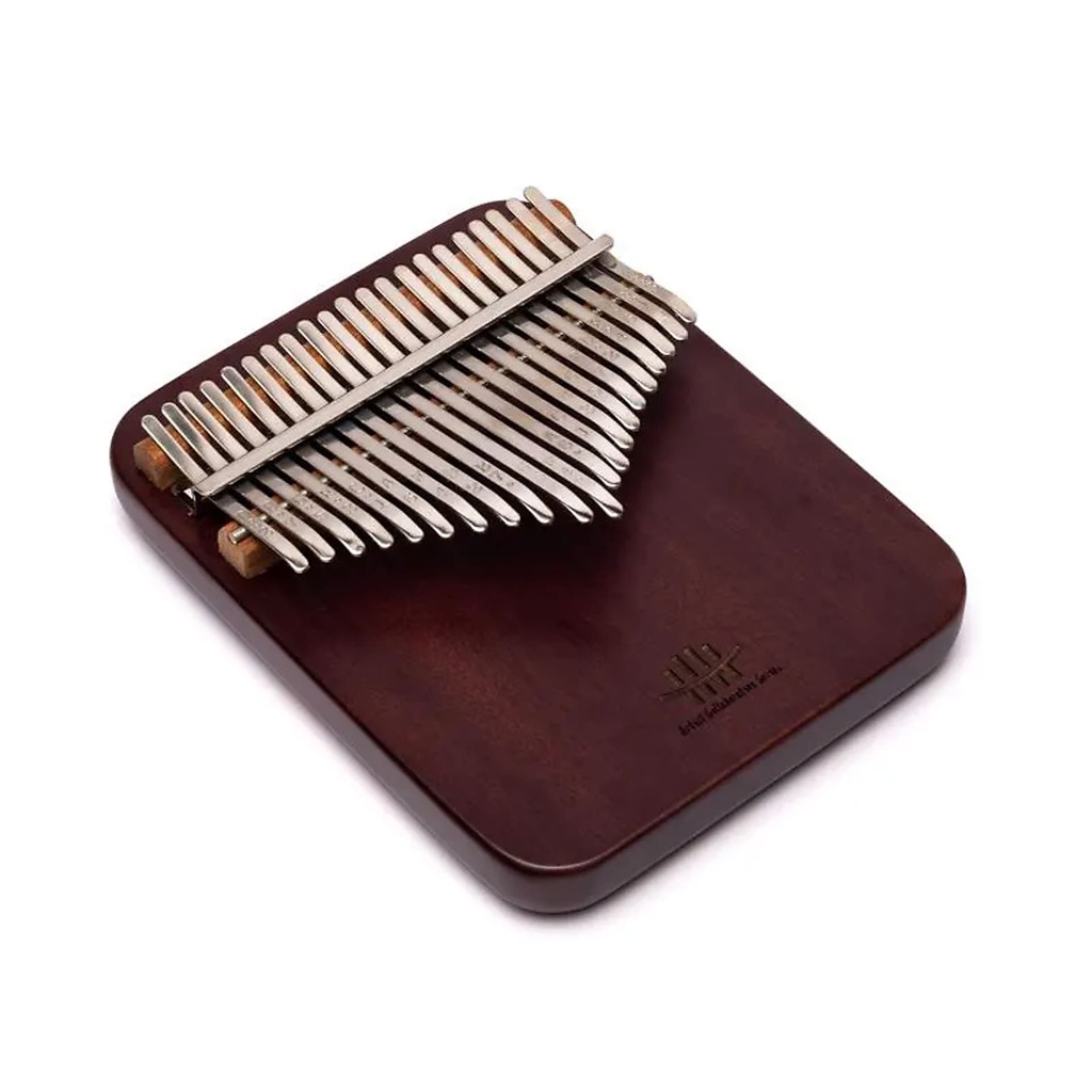 Kalimba Hluru 21 touches bois violet Do majeur -- 18x14x2cm