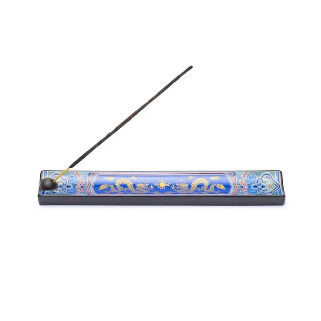 Porte-encens en céramique Dragons -- 22.5cm