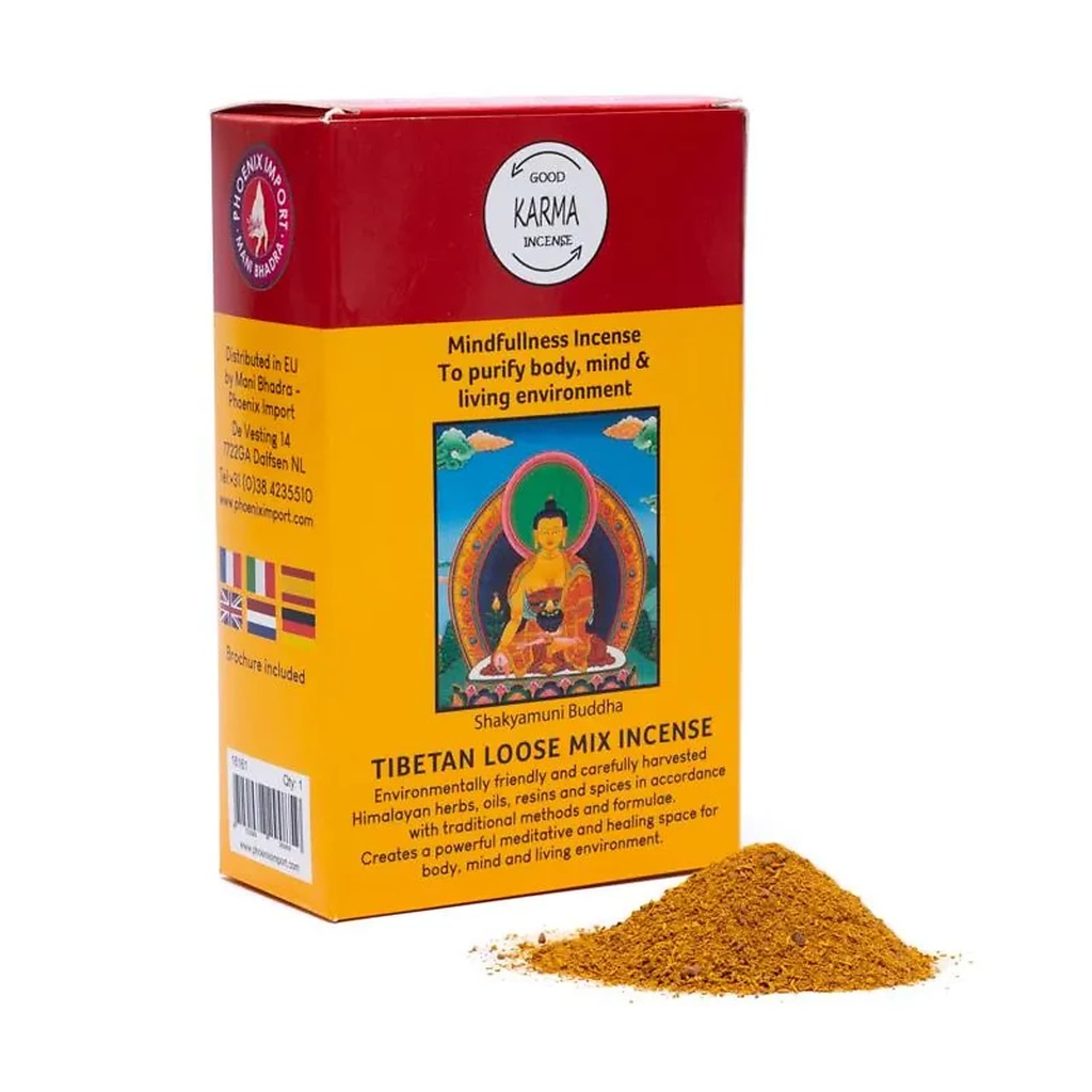 Poudre d'encens tibétain Pleine conscience -- ±130-140g