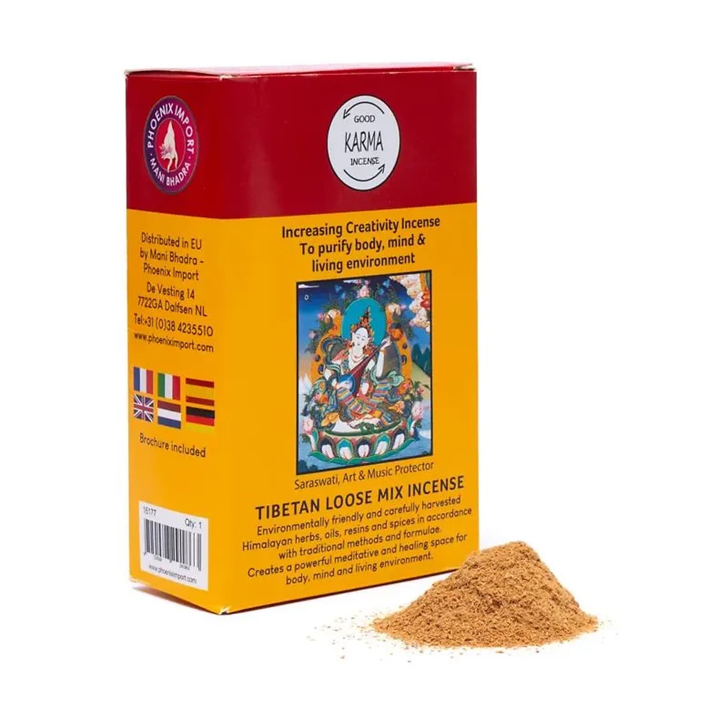 Poudre d'encens tibétain Augmentation de la créativité -- ±130-140g