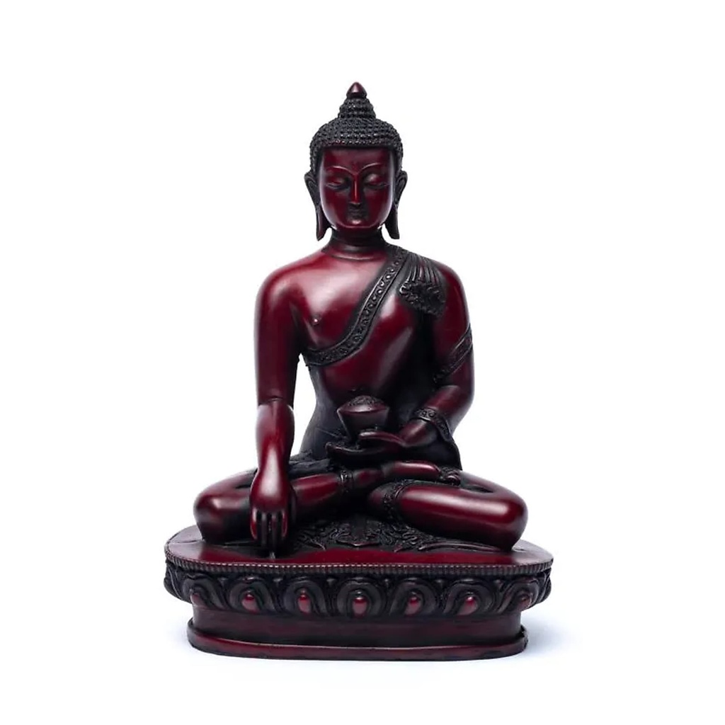 Bouddha Shakyamuni rouge -- 21cm