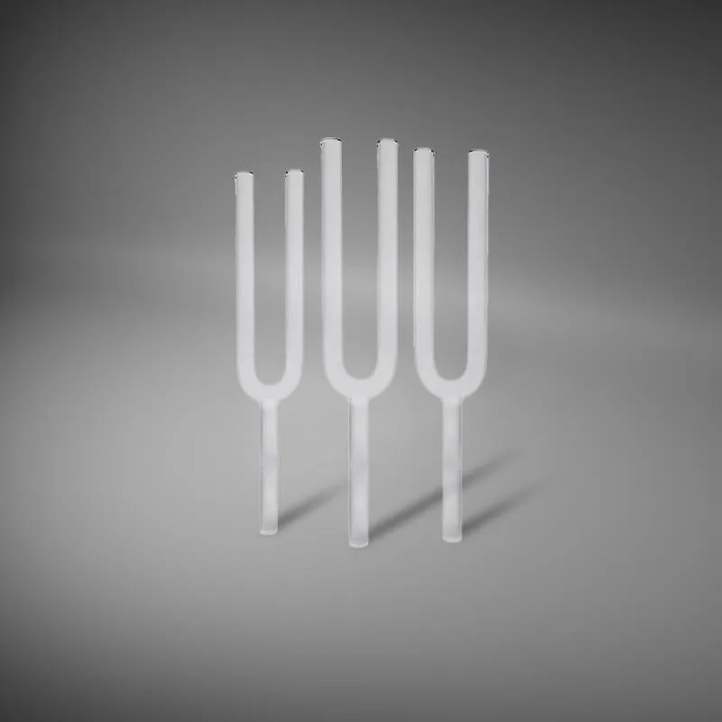 Set Diapasons Quartz cristal équilibrage des Chakra 440 Hz