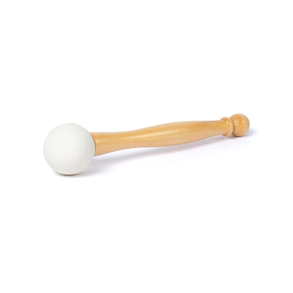 Maillet en caoutchouc pour bols chantants en cristal -- 19cm