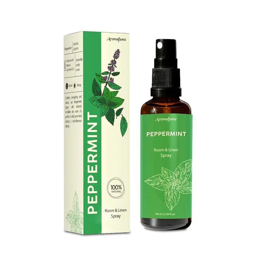 Aromafume spray d'ambiance et de blanchisserie menthe poivrée - 100 ml