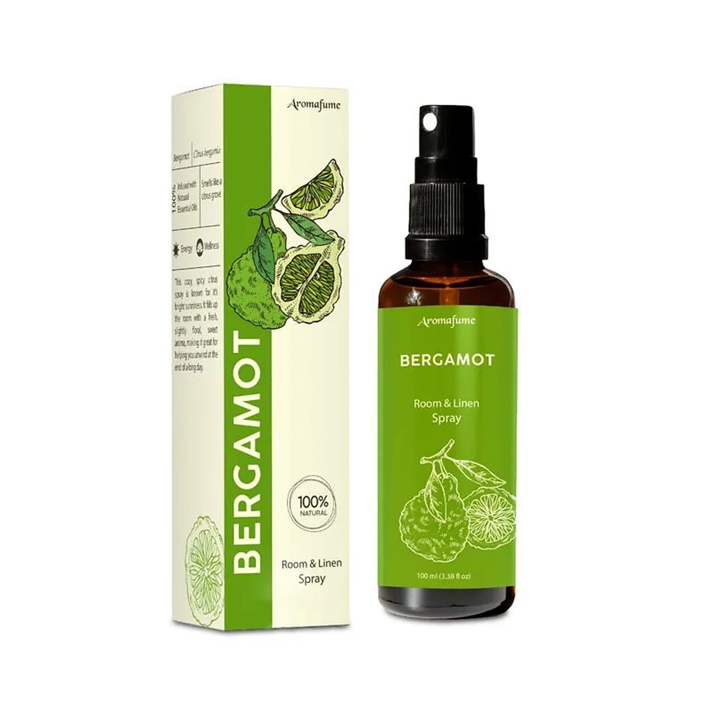 Aromafume spray d'ambiance et de blanchisserie Bergamotte -- 100 ml