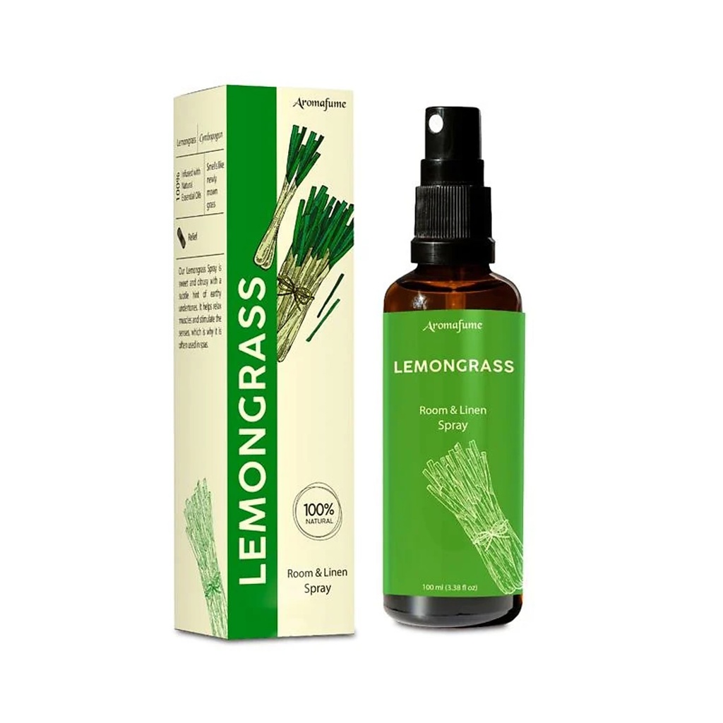 Aromafume spray d'ambiance et de blanchisserie Citronnelle -- 100 ml