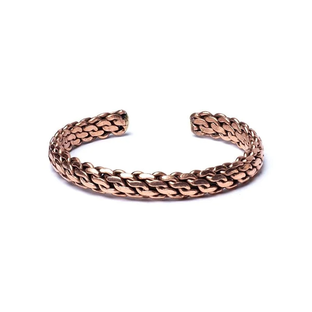 Bracelet chaîne couleur bronze -- 6.5cm