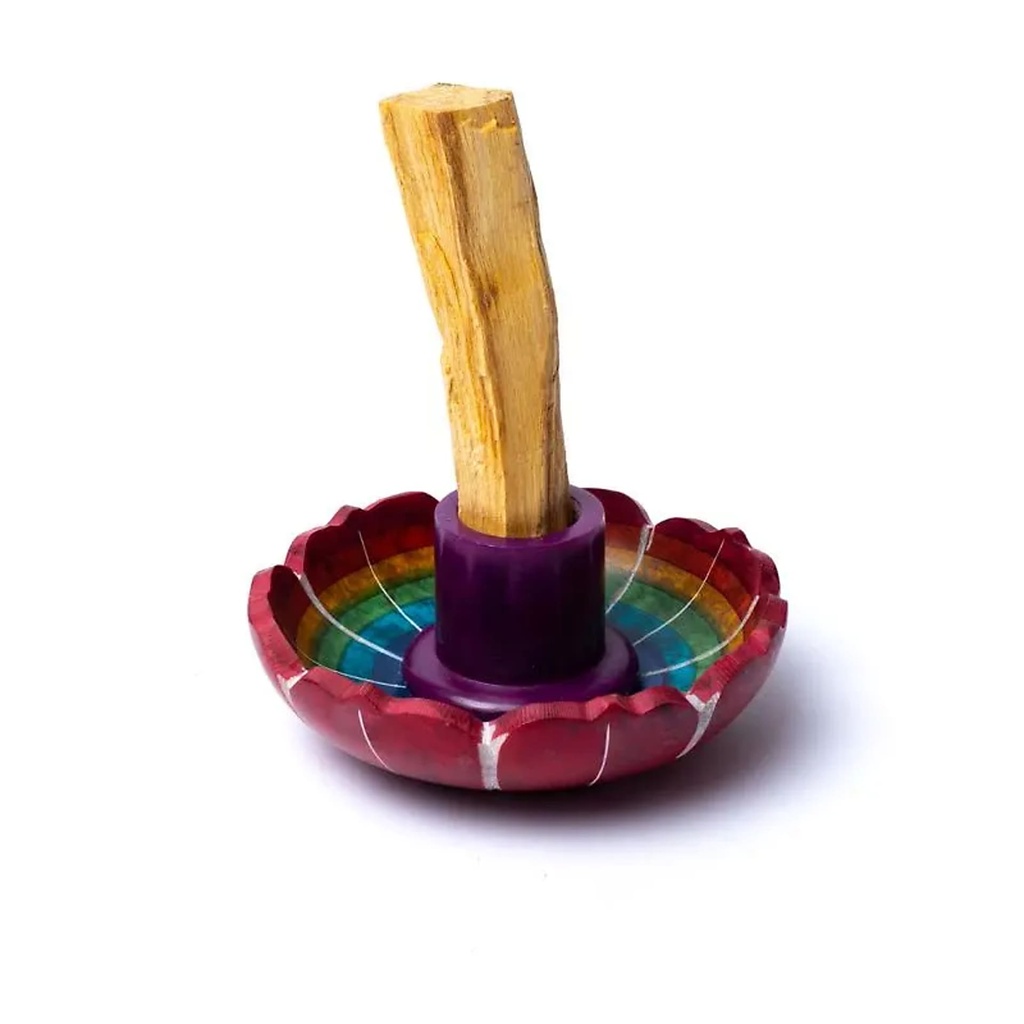 Palo Santo Brûleur d'encens Lotus -- 10x3cm; 215g