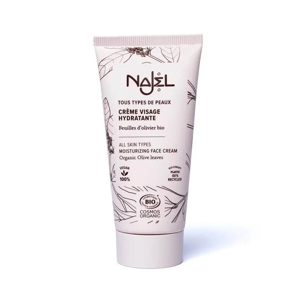 Najel crème visage hydratante bio -- 50 ml