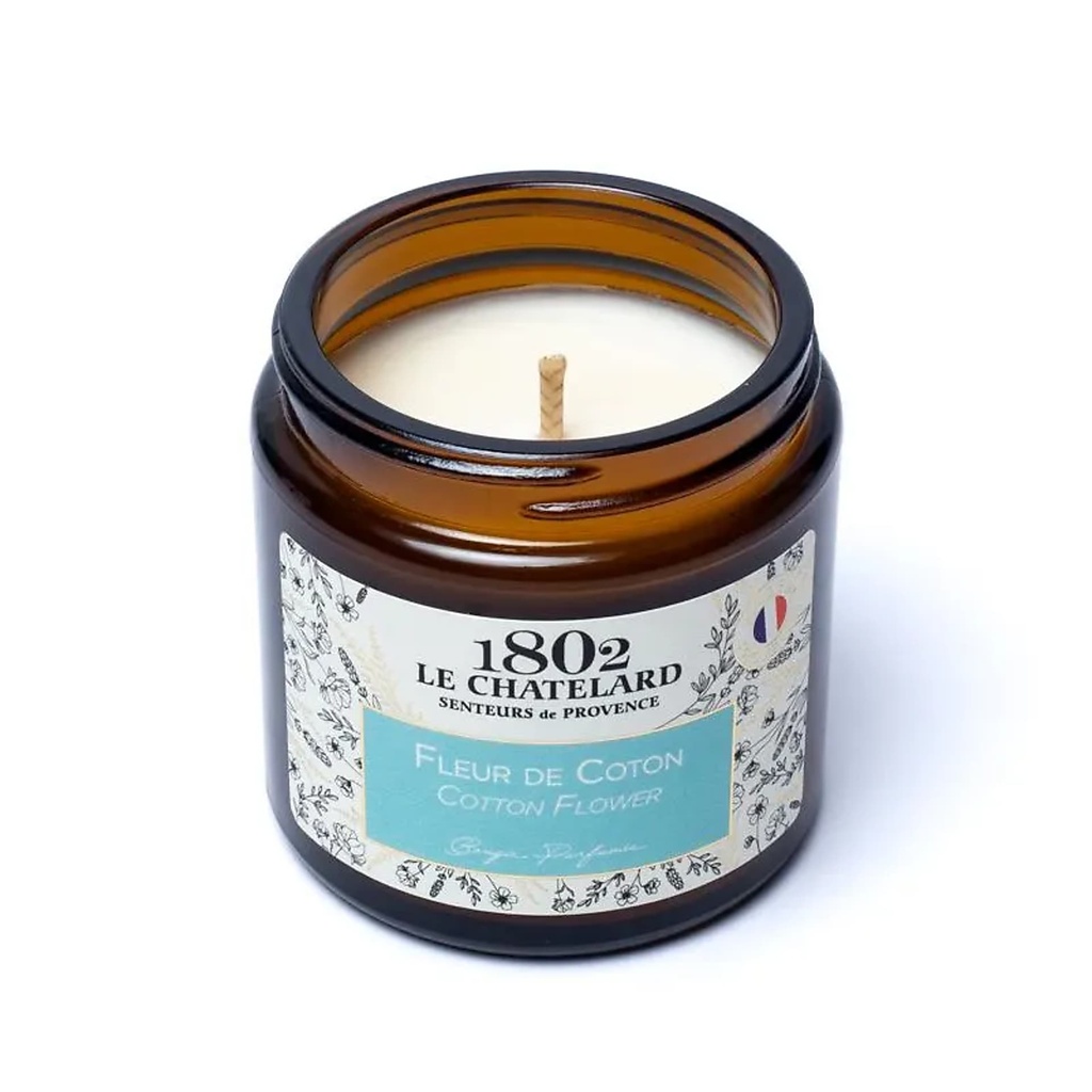 Bougie parfumée fleur de coton -- 80g