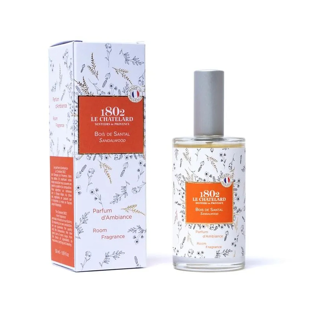 Spray d'ambiance bois de santal -- 50ml