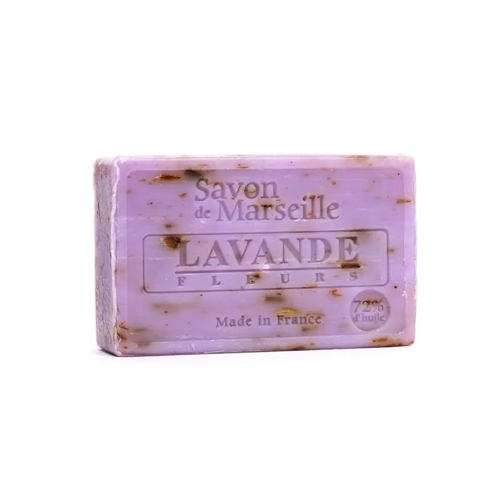Savon de Marseille naturel fleurs de lavande -- 100 g	