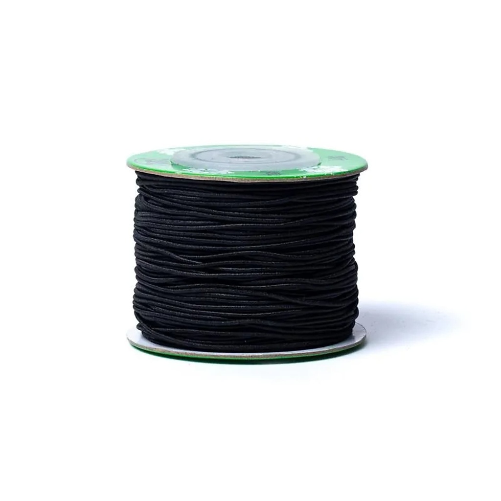 Fil élastique noir 35 mètres -- 0,8mm
