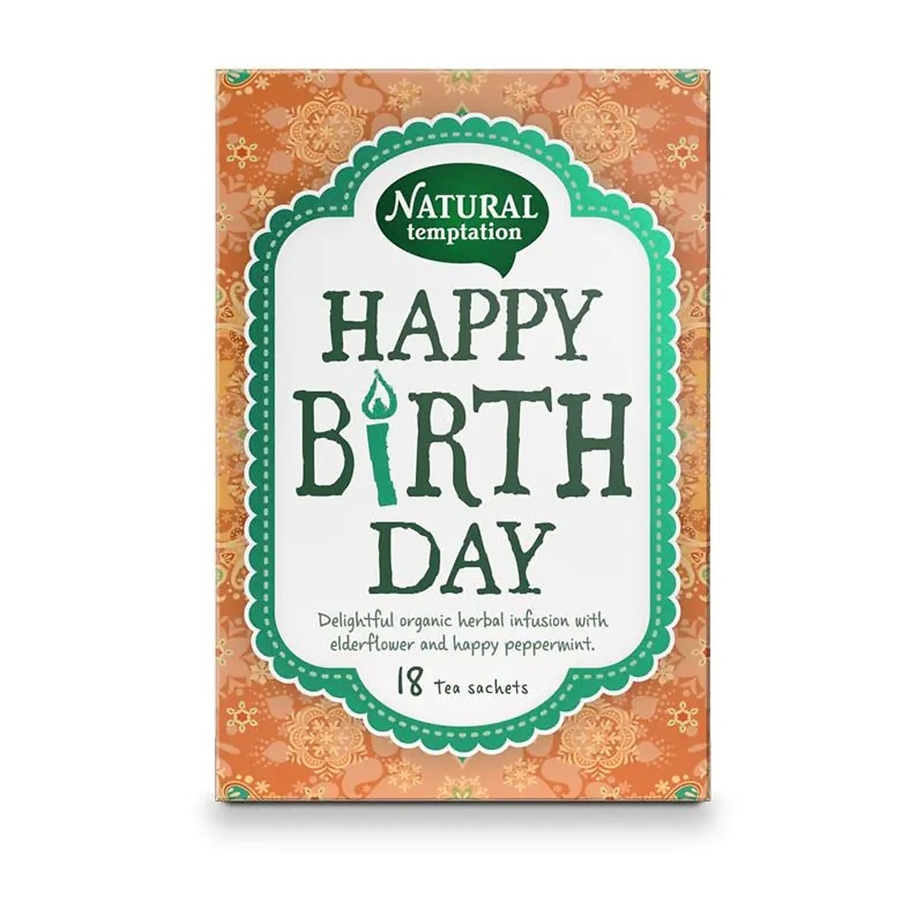 Natural Temptation Happy Birthday tisane bio -- 27 g