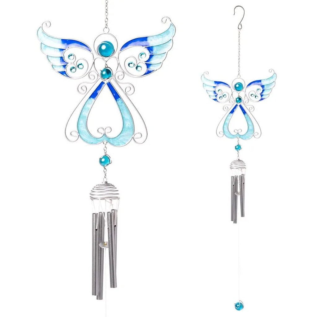 Carillon ange bleu -- ±75cm	