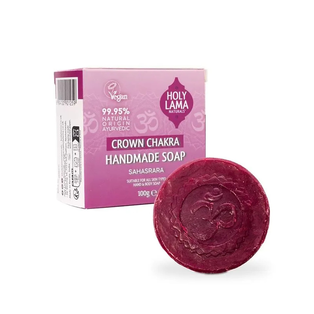 Holy Lama savon chakra couronne -- 100 g