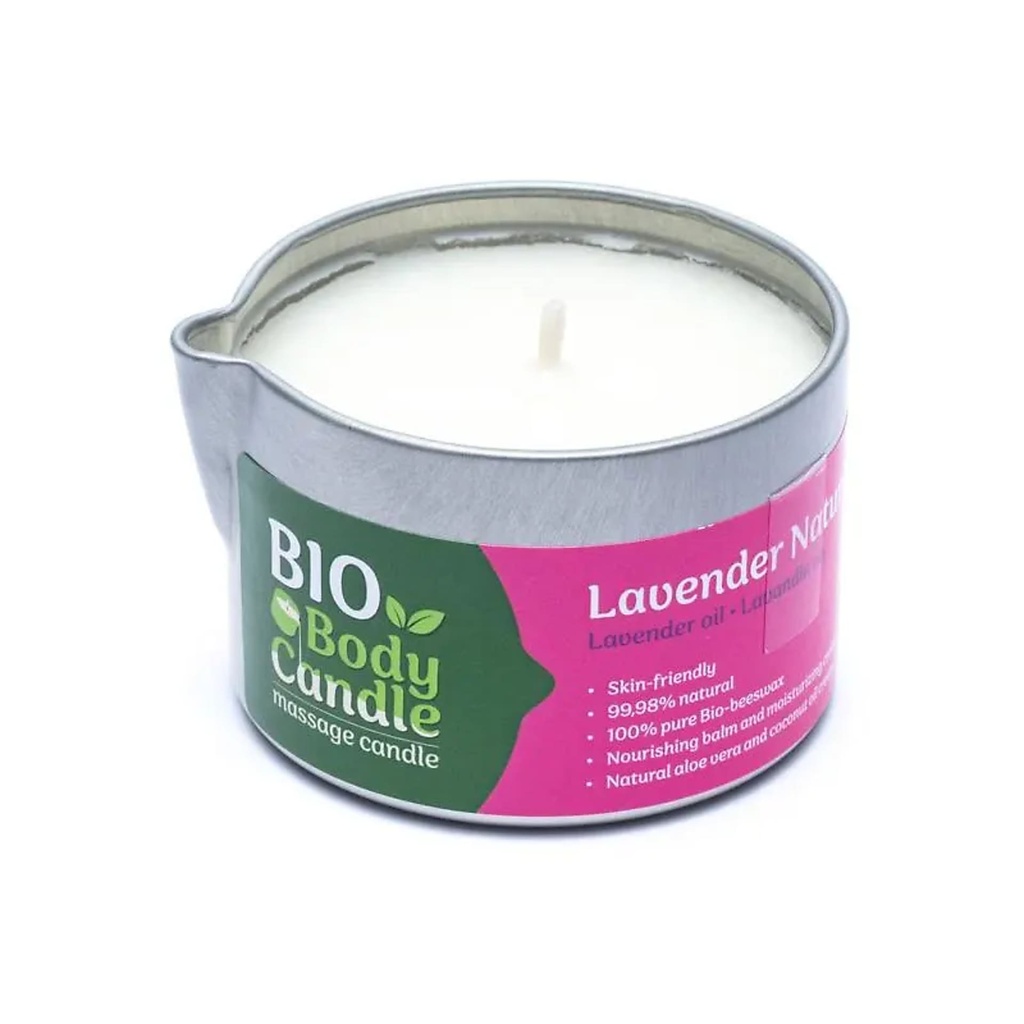 Bougie de massage bio lavande -- 100ml