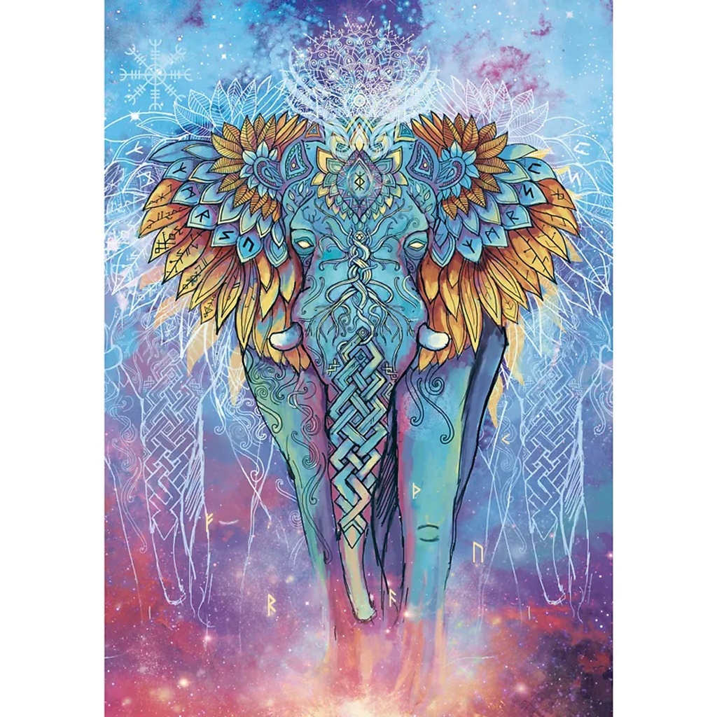 Cartes postales Eléphant -- 15x10,5 cm