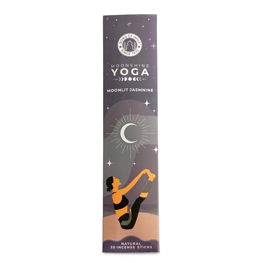 Bâtons d'encens Moonshine Yoga Jasmin au clair de lune -- 22 g