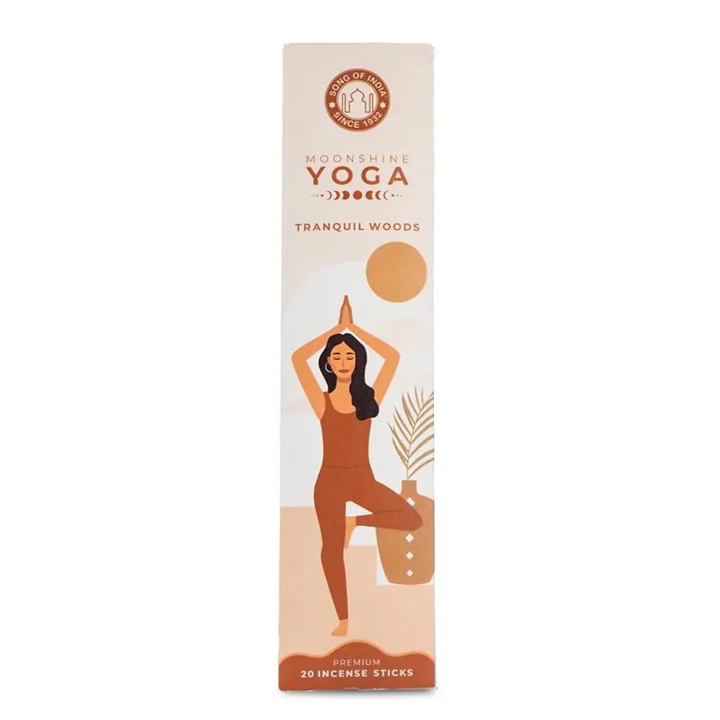 Bâtons d'encens Moonshine Yoga Bois tranquilles -- 22 g
