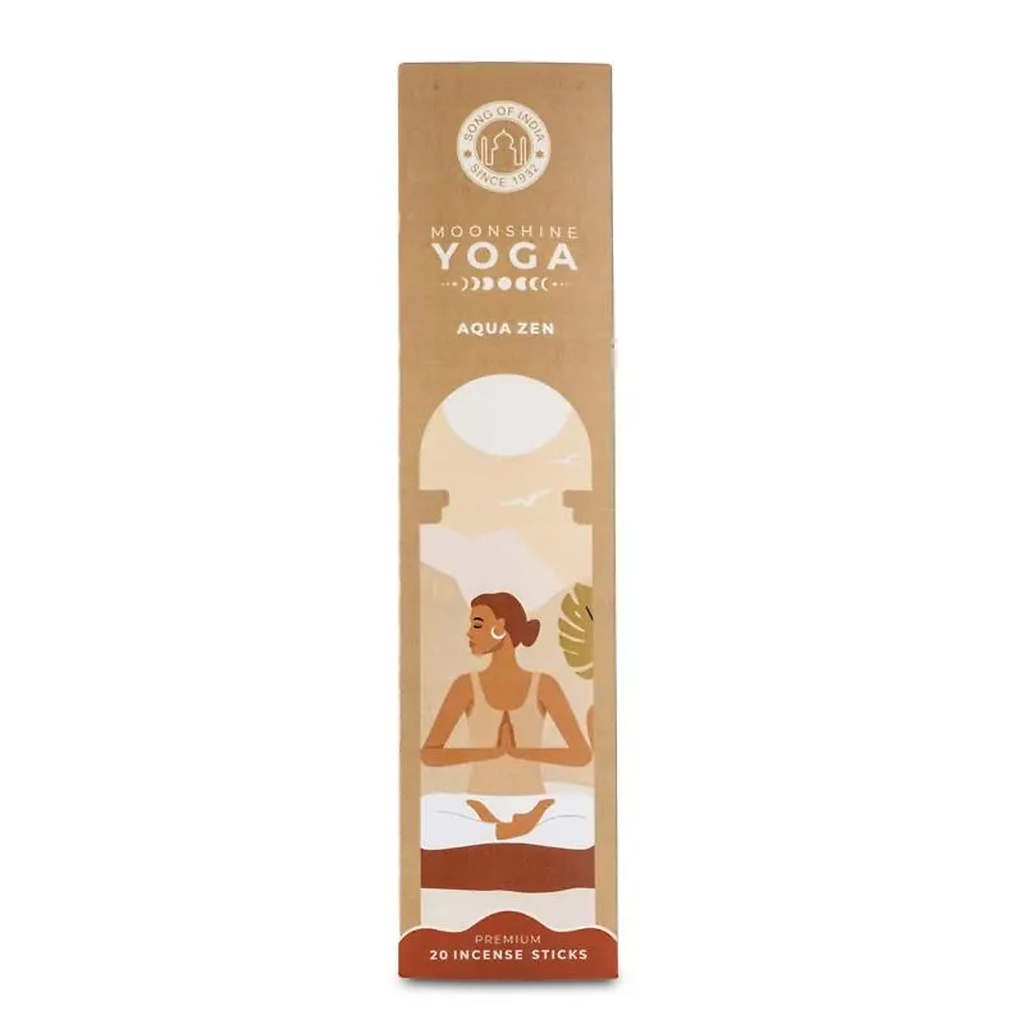 Bâtons d'encens Moonshine Yoga Aqua Zen -- 22g
