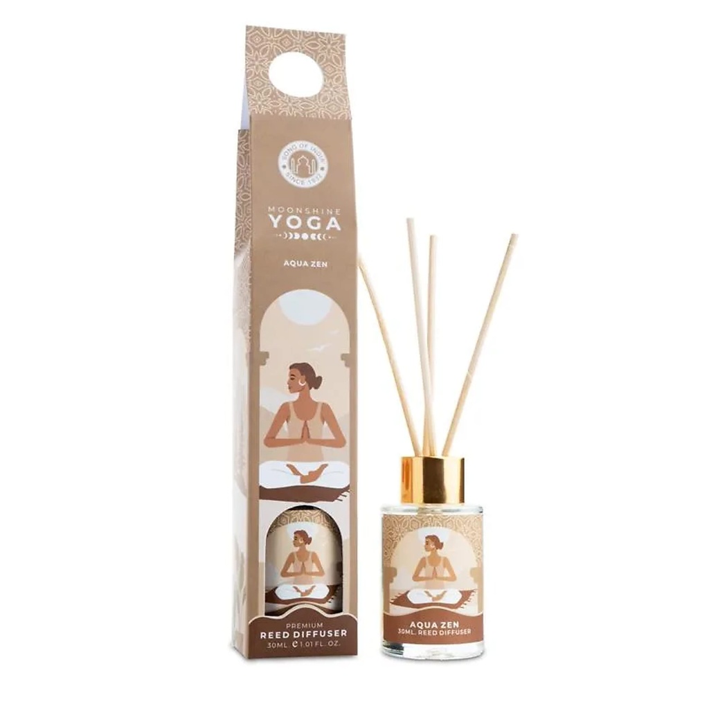 Moonshine Yoga diffuseur à roseaux aqua zen -- 30 ml	