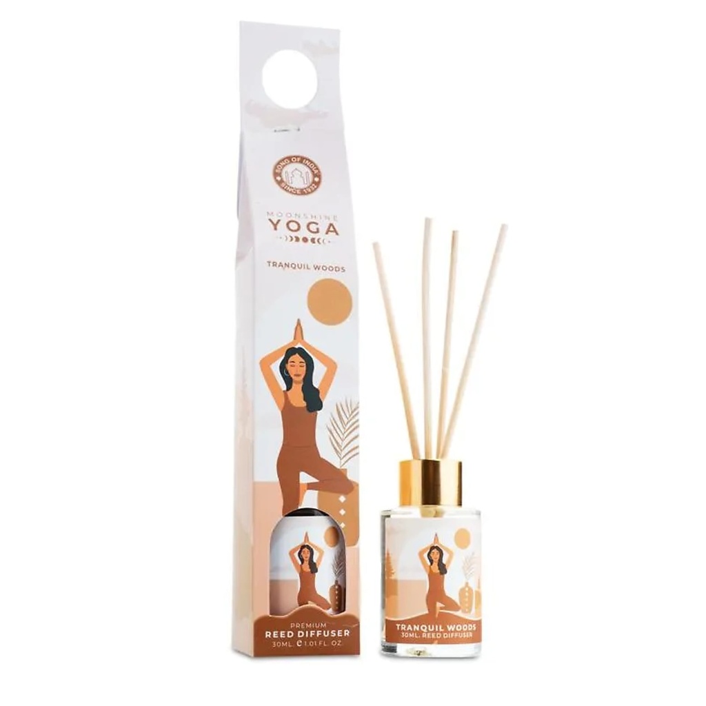 Moonshine Yoga diffuseur à roseaux tranquil woods -- 30 ml