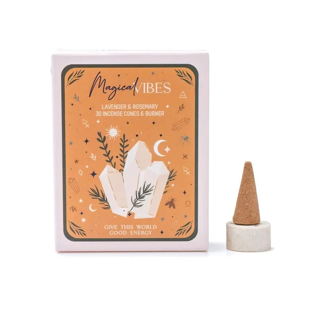Cônes d'encens Celestial Magic Vibrations magiques -- 48 g