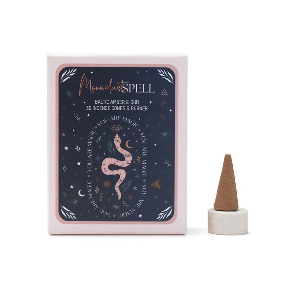 Cônes d'encens Celestial Magic Poussières de lune enchantées -- 48 g